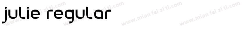 Julie Regular字体转换